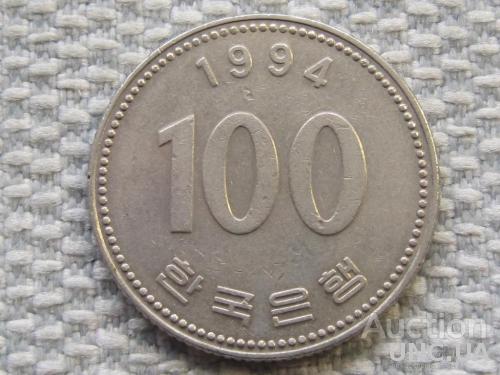 Южная Корея 100 вон 1994 года #5682