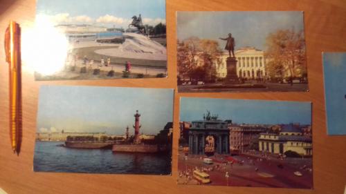 Комплект открыток с фотографиями г. Ленинград из 12 шт.