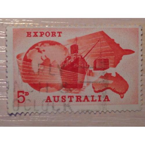 Марка. Австралия. Export.