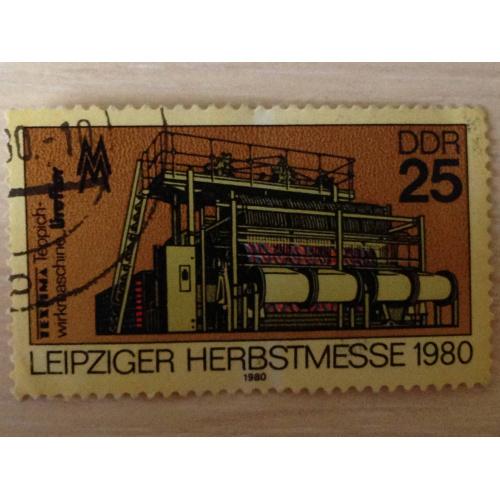 Марка. Германия. Leipziger herbstmesse 1980.