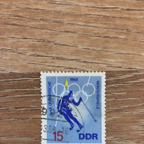 Марка. Германия. Зимние олимпийские игры 1968