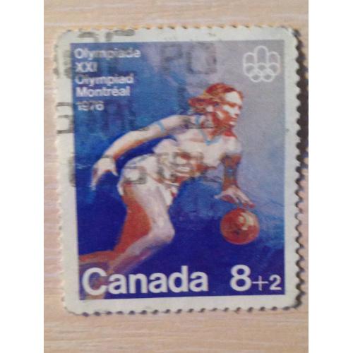 Марка. Канада. Олимпиада 1976 г.