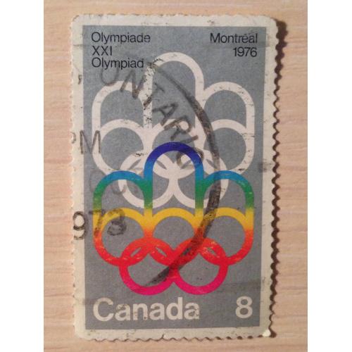 Марка. Канада. Olympiad XXI Montreal 1976.