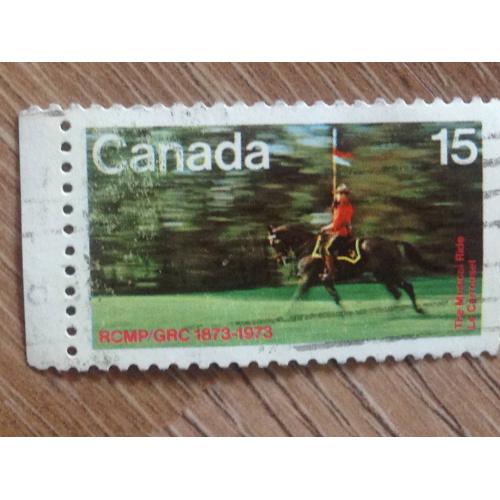 Марка. Канада. RCMP/GRC 1873-1973. '