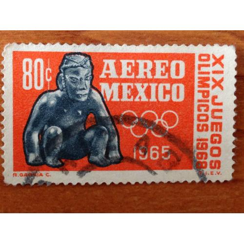 Марка. Мехико. 1965. 80 центов.