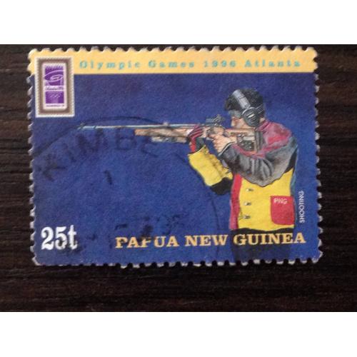 Марка. Папуа-Новая Гвинея. Олимпийские игры 1996 Атланта. 