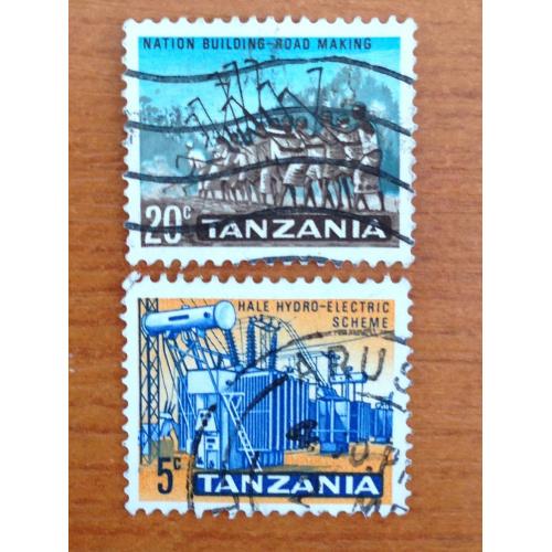 Серия марок. Танзания. 5 и 20 центов. *
