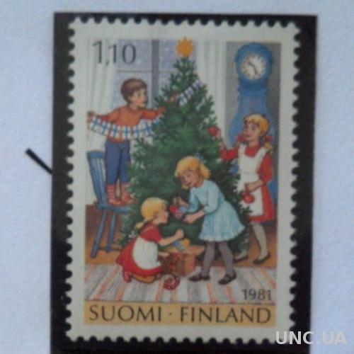 Финляндия 1981 Рождество