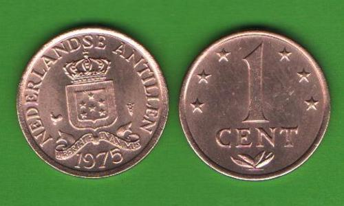 1 цент Антильские о-ва 1975