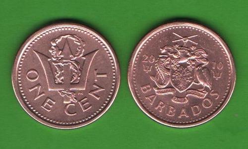 1 цент Барбадос 2010