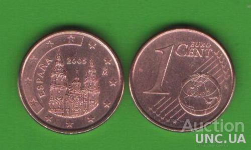 1 цент Испания 2005