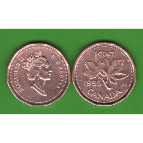 1 цент Канада 1995