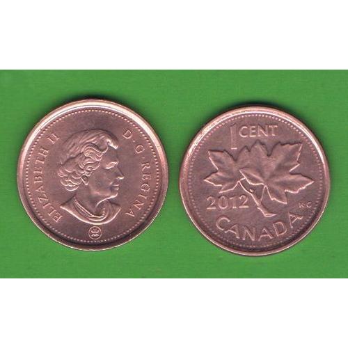 1 цент Канада 2012