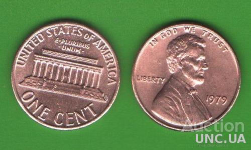 1 цент США 1979