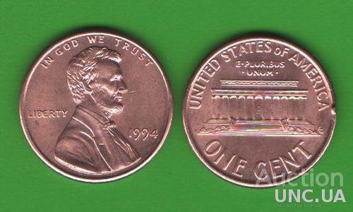1 цент США 1994