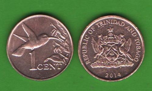 1 цент Тринидад и Тобаго 2014