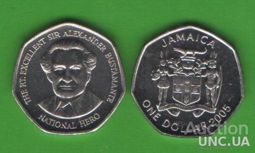 1 доллар Ямайка 2005