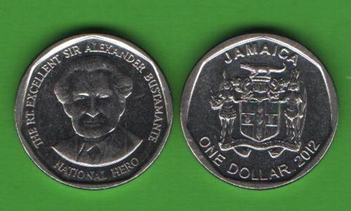 1 доллар Ямайка 2012