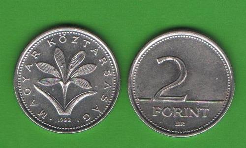 2 форинта Венгрия 1993