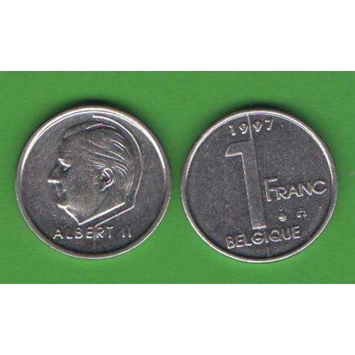 1 франк Бельгия 1997 (BELGIQUE)