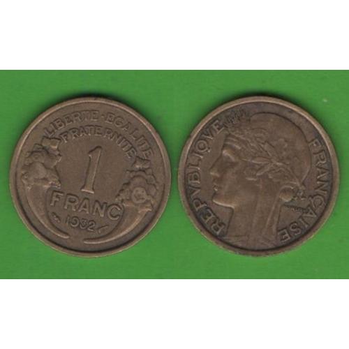 1 франк Франция 1932