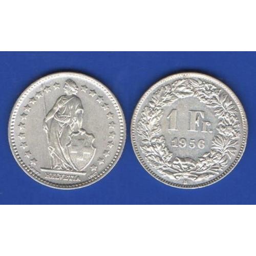 1 франк Швейцария 1956