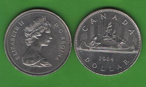 1 доллар Канада 1984