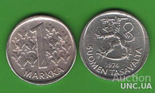1 марка Финляндия 1974