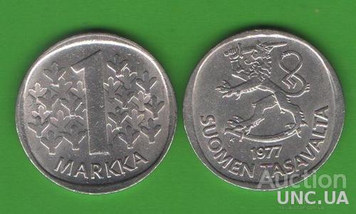 1 марка Финляндия 1977