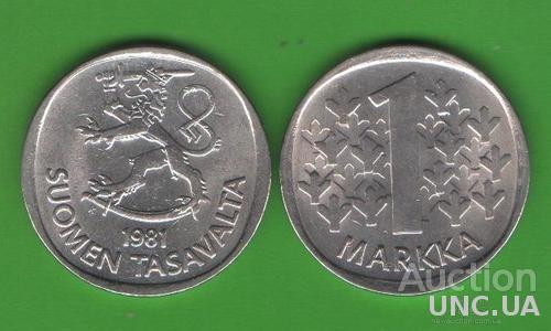 1 марка Финляндия 1981