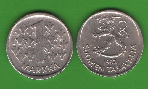 1 марка Финляндия 1982