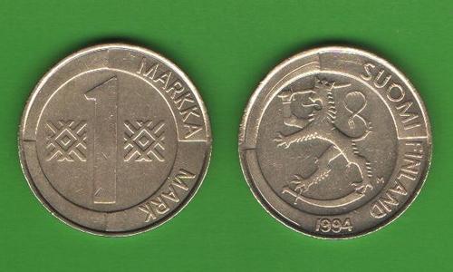 1 марка Финляндия 1994