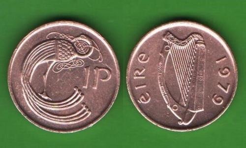 1 пенни Ирландия 1979