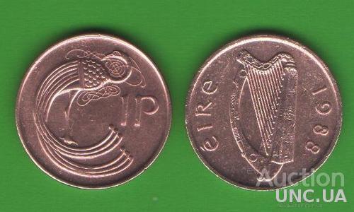 1 пенни Ирландия 1988