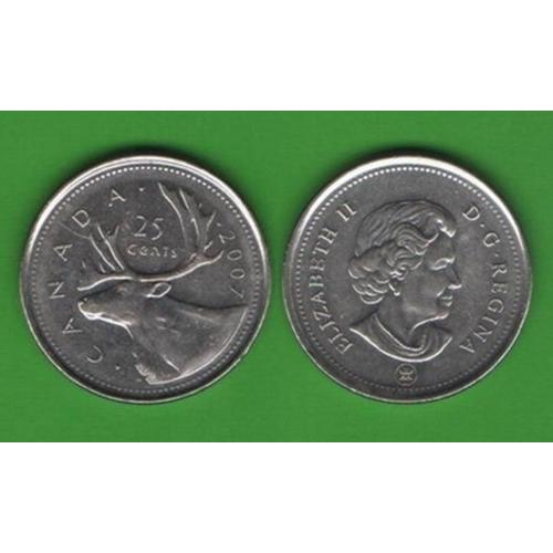 25 центов Канада 2007