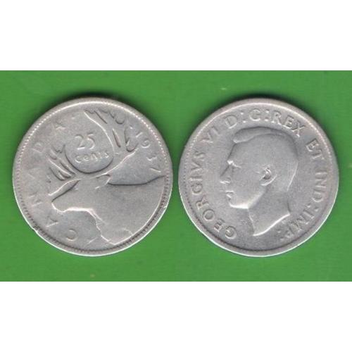 25 центов Канада 1937 