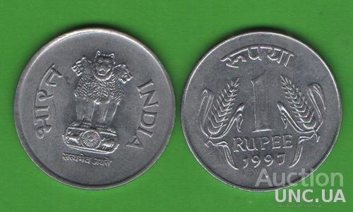 1 рупия Индия 1997