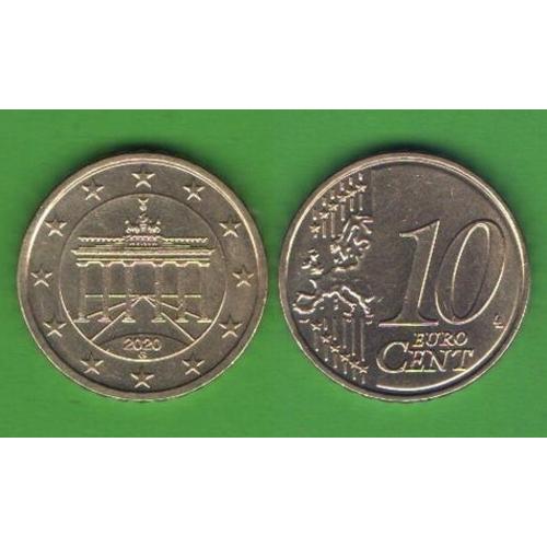 10 центов Германия 2020 G 