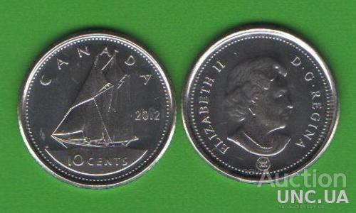 10 центов Канада 2012