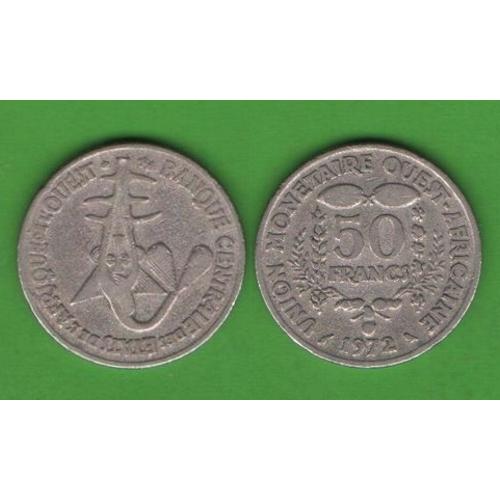 50 франков Западная Африка 1972