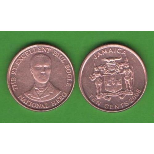 10 центов Ямайка 2008