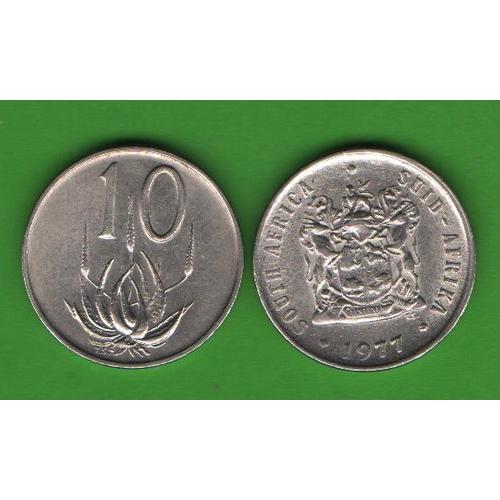 10 центов ЮАР 1977