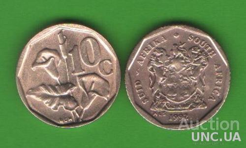 10 центов ЮАР 1992