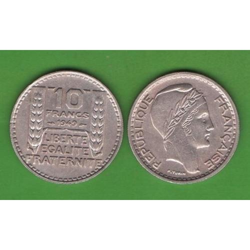 10 франков Франция 1949