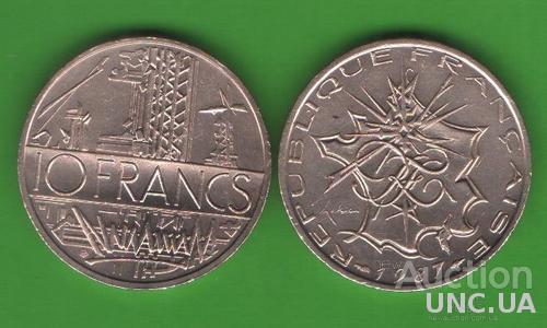 10 франков Франция 1987