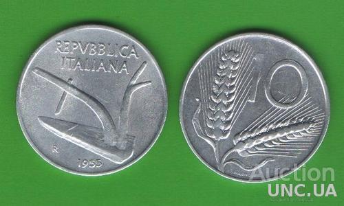 10 лир Италия 1955