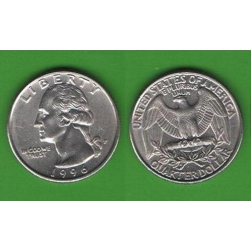 25 центов США 1996 Р