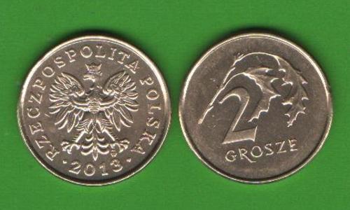 2 гроша Польша 2013