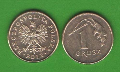 1 грош Польша 2012