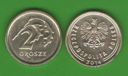 2 гроша Польша 2014